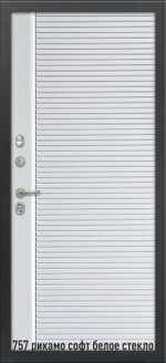 Входная дверь ДК-33 CHOCOLATE с фальш фрамугой