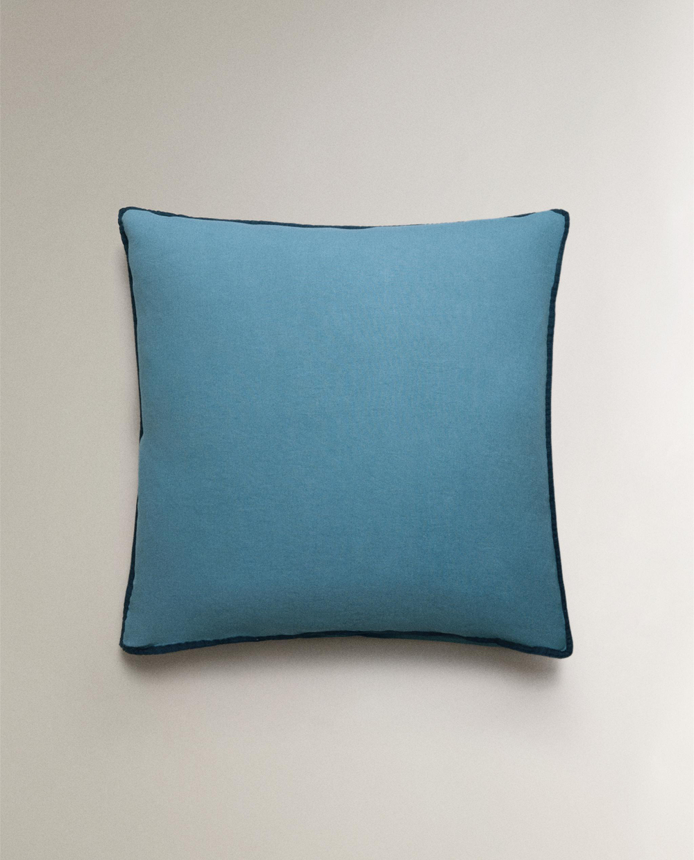 Наволочка Zara Home хлопок, лён 100%, однотонный, 4126/091