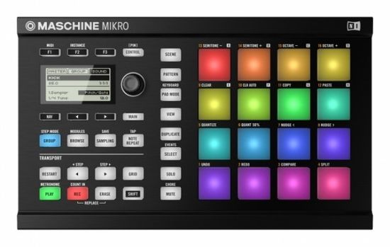 USB/MIDI-контроллер NATIVE INSTRUMENTS Maschine Mikro Mk2 Blk