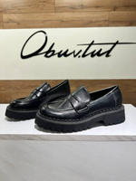 Лоферы базовые черные