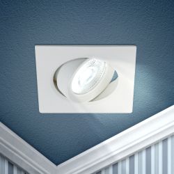 Светильник светодиодный встраиваемый ЭРА KL LED 21A-5 4K WH 5Вт 4000K квадратный поворотный белый матовый