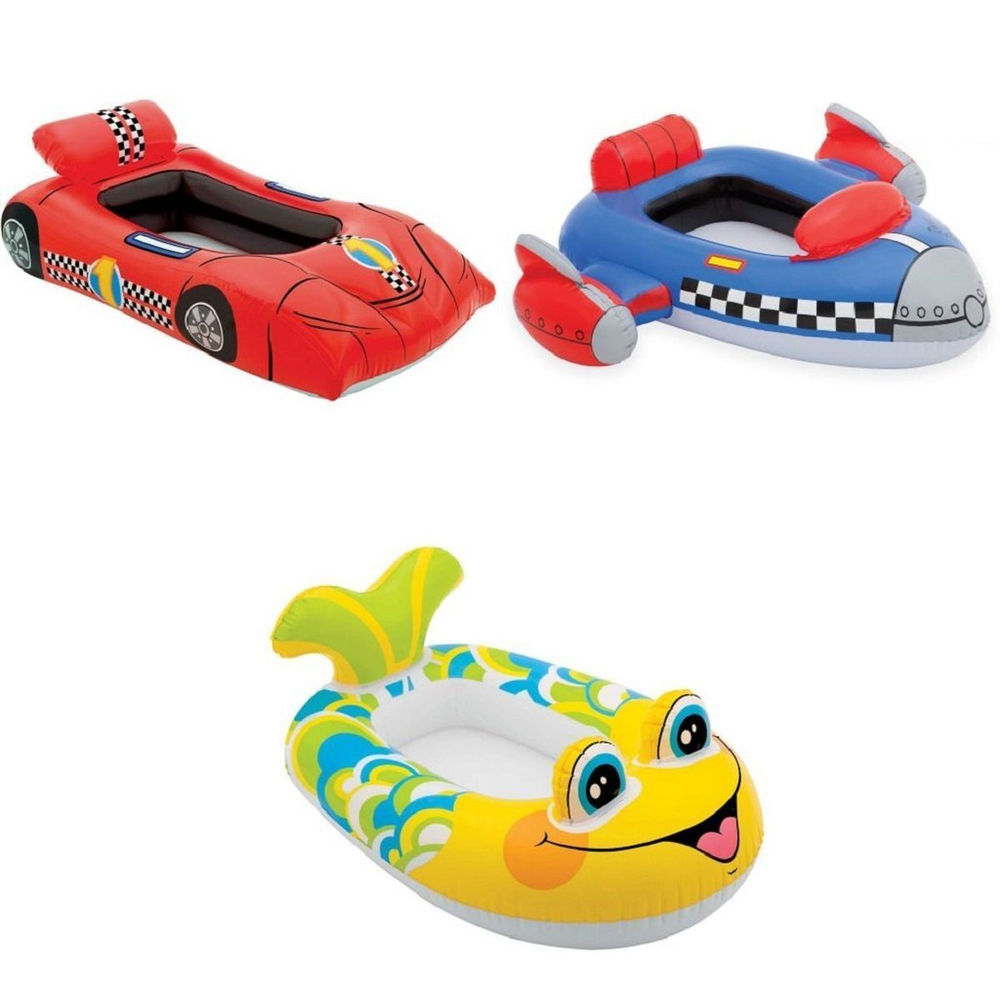 Лодочка надувная 107х69(119)х114(117)х76 см, Intex, 59380NP, от 3 лет, в ассортименте