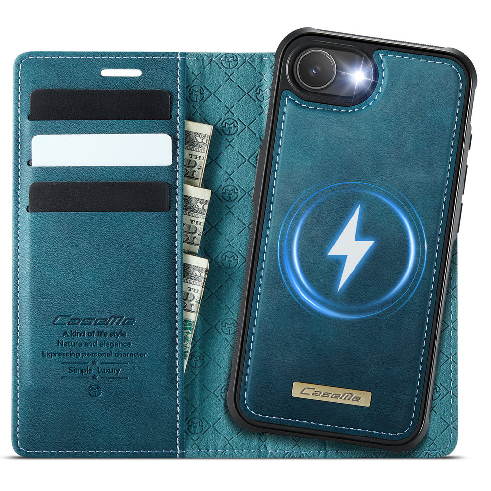 Чехол-кошелек CaseMe 2 in 1 MagSafe iPhone 16E