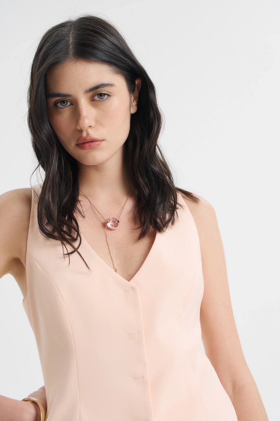 Жилет с V-образным вырезом