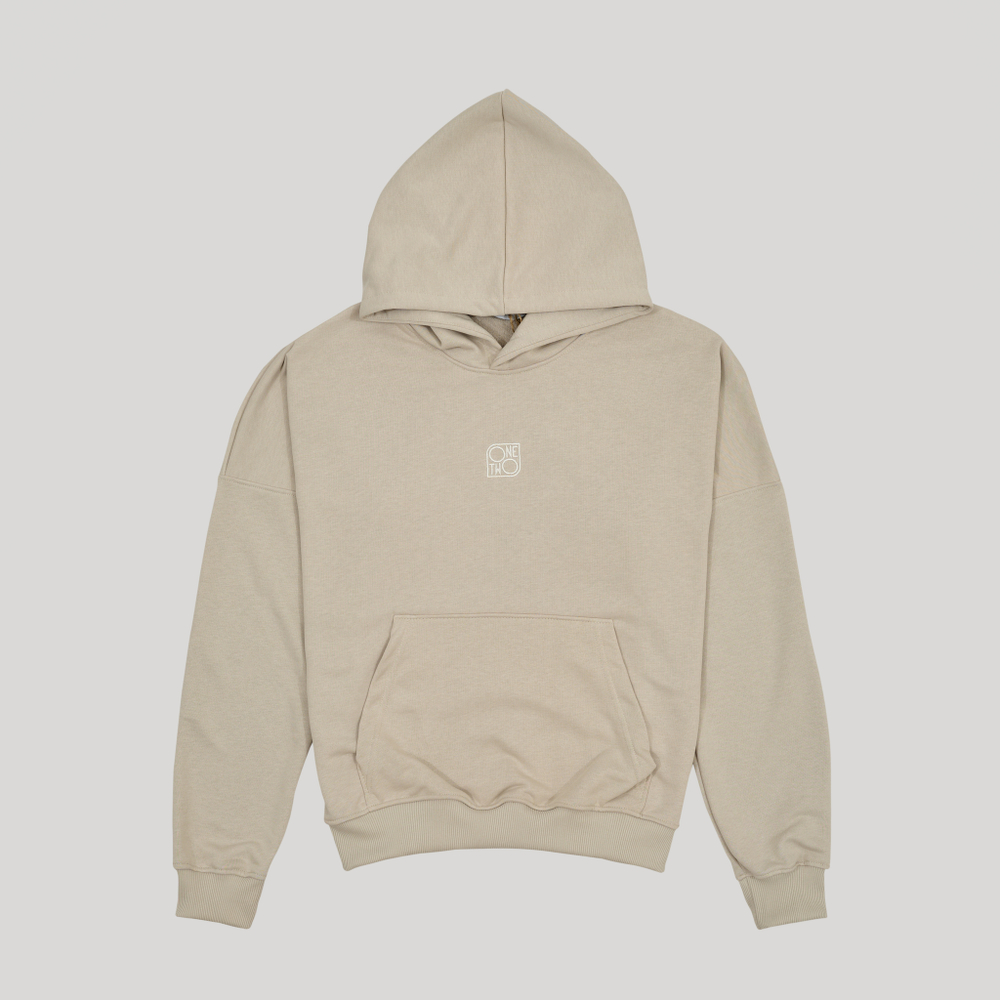 Hoodie LOGO Silver Cloud