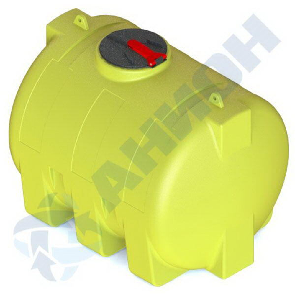 Емкость 2100л МН усиленная с откидной  крышкой с клапаном Анион 2100 л. горизонтальная (1815x1320x1410см;желтый) - арт.559546