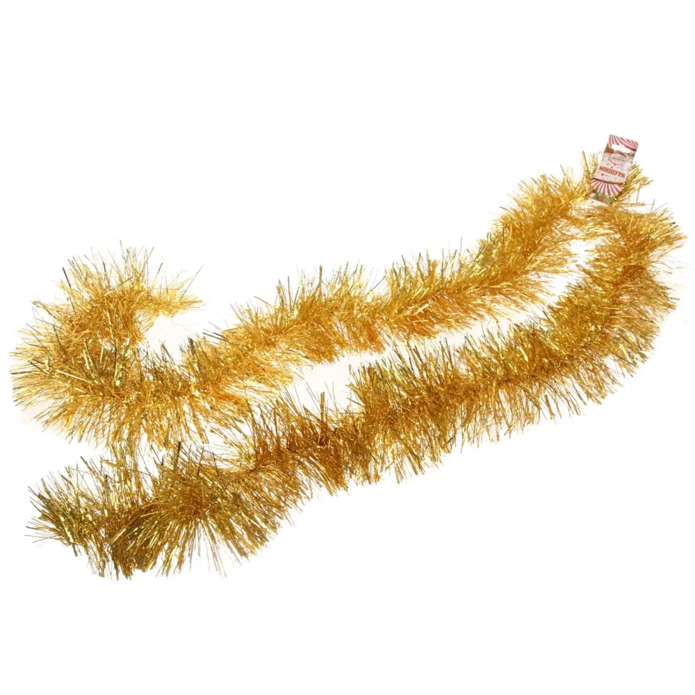 Мишура 2 м 13 см «Искристое сияние», Золото