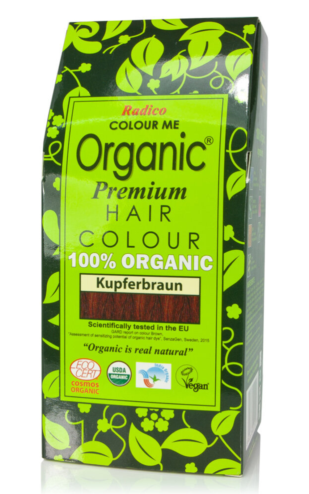 Растительная краска для волос Radico, медно-коричневый цвет., 100 гр