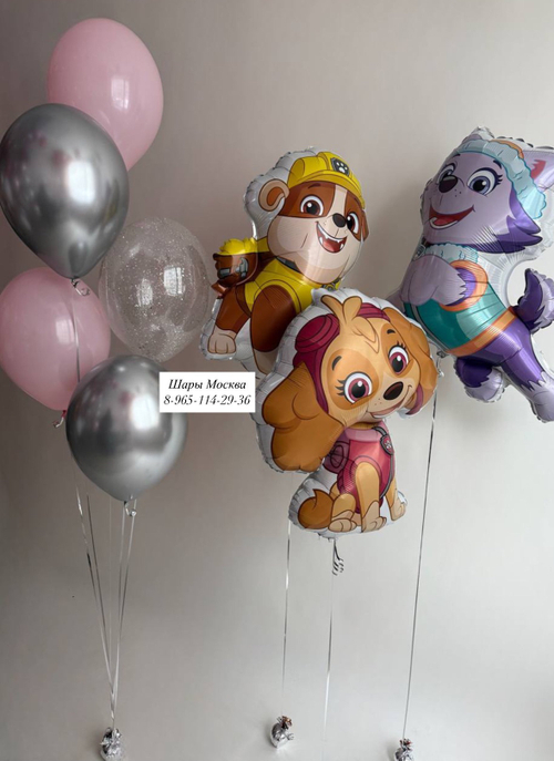 Набор шаров щенячий патруль