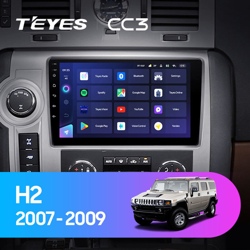 Teyes CC3 9"для Hummer H2 2007-2009