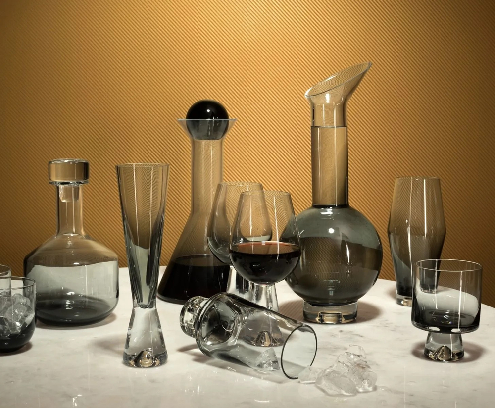 Бокал Tank Wine Black set of 2
