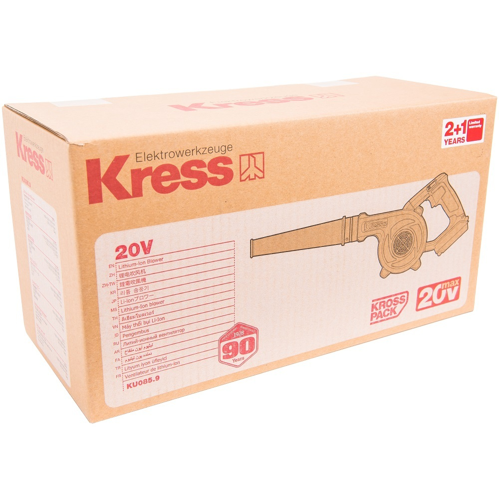 Воздуходувка KRESS KU085.9 20V без акк и з/у