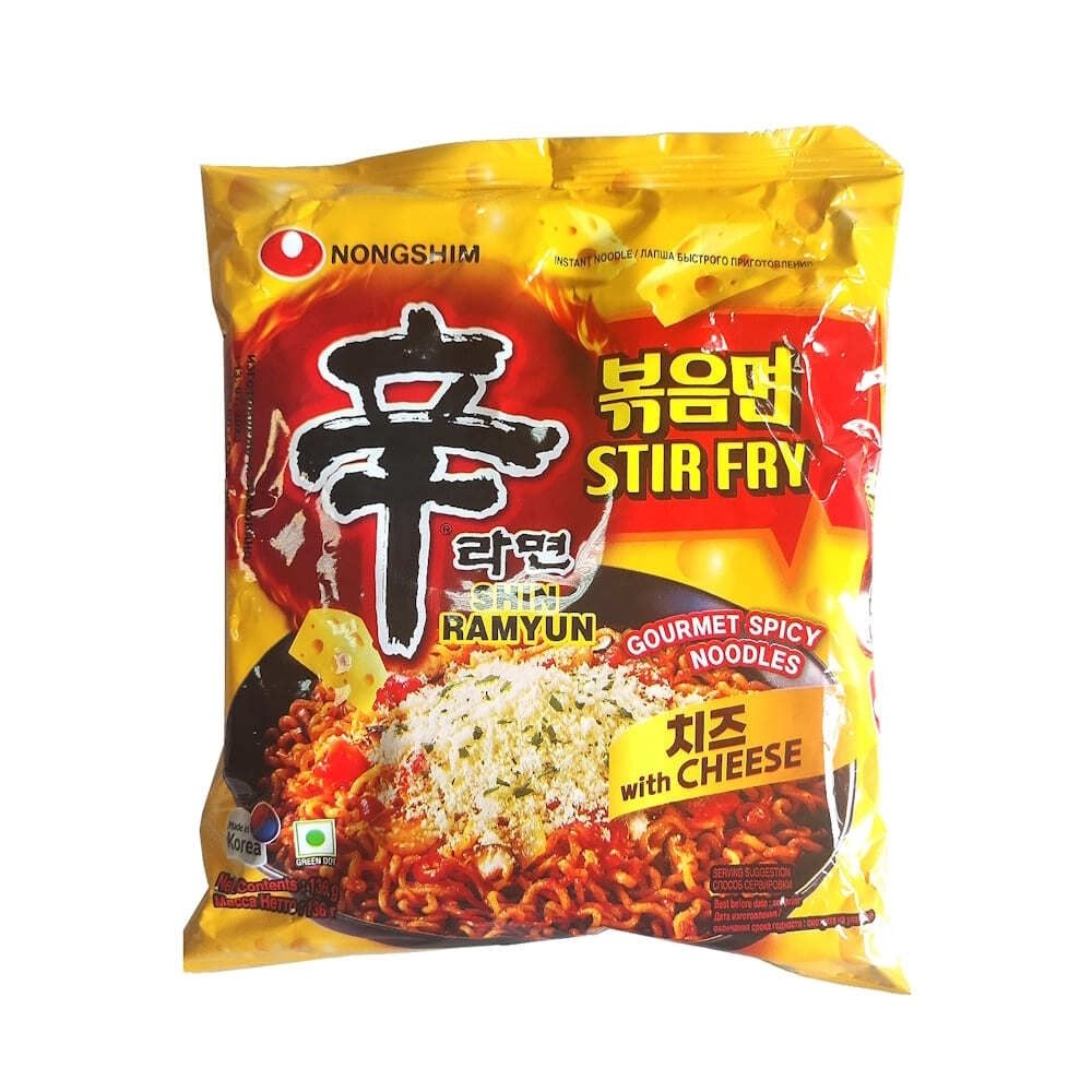 Лапша жареная с сыром Nongshim Stir Fry Cheese 136 г