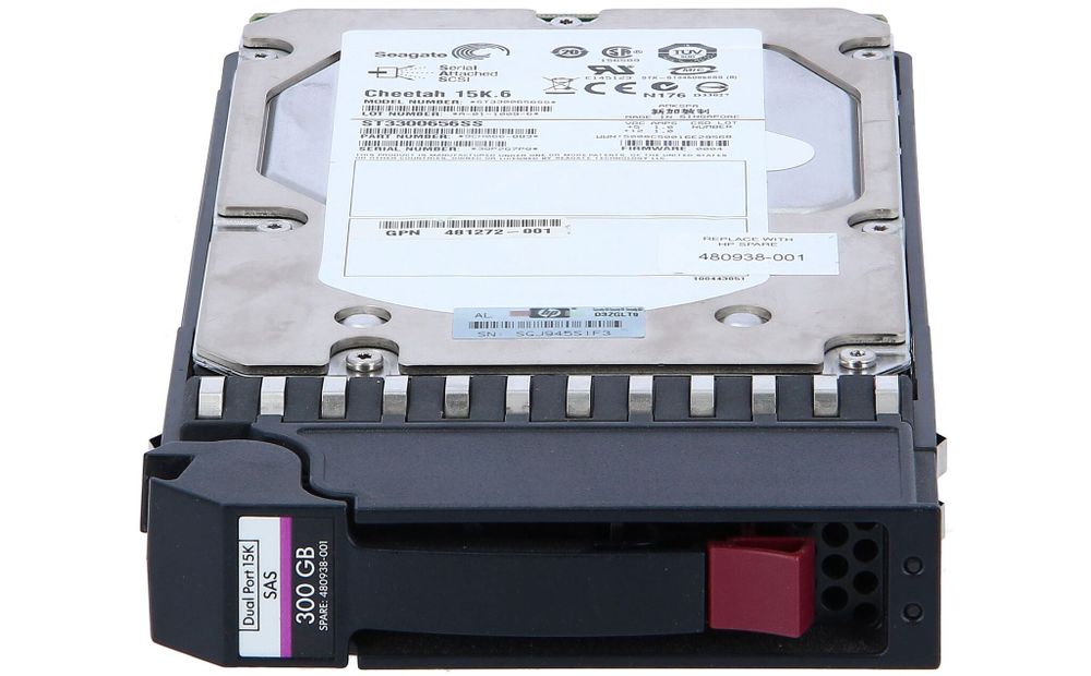 Жесткий диск HP 15K RPM 300GO MSA2 DUAL-PORT SAS 481272-001