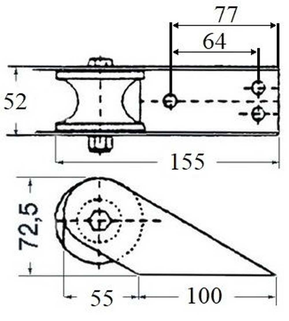 Роульс, 155 мм (10245095)