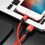 Кабель для iPhone HOCO X14 1м, в оплетке, 010482 Черный