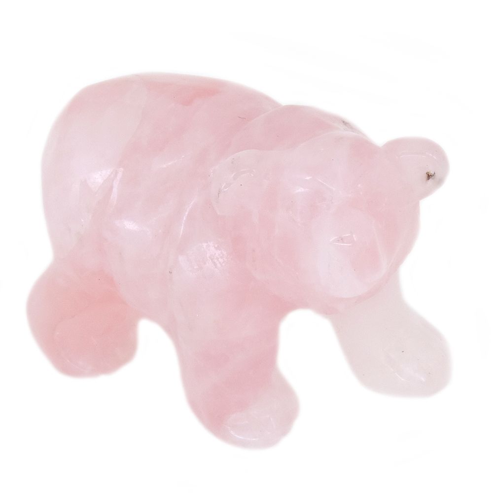 Медведь Гимал розовый кварц