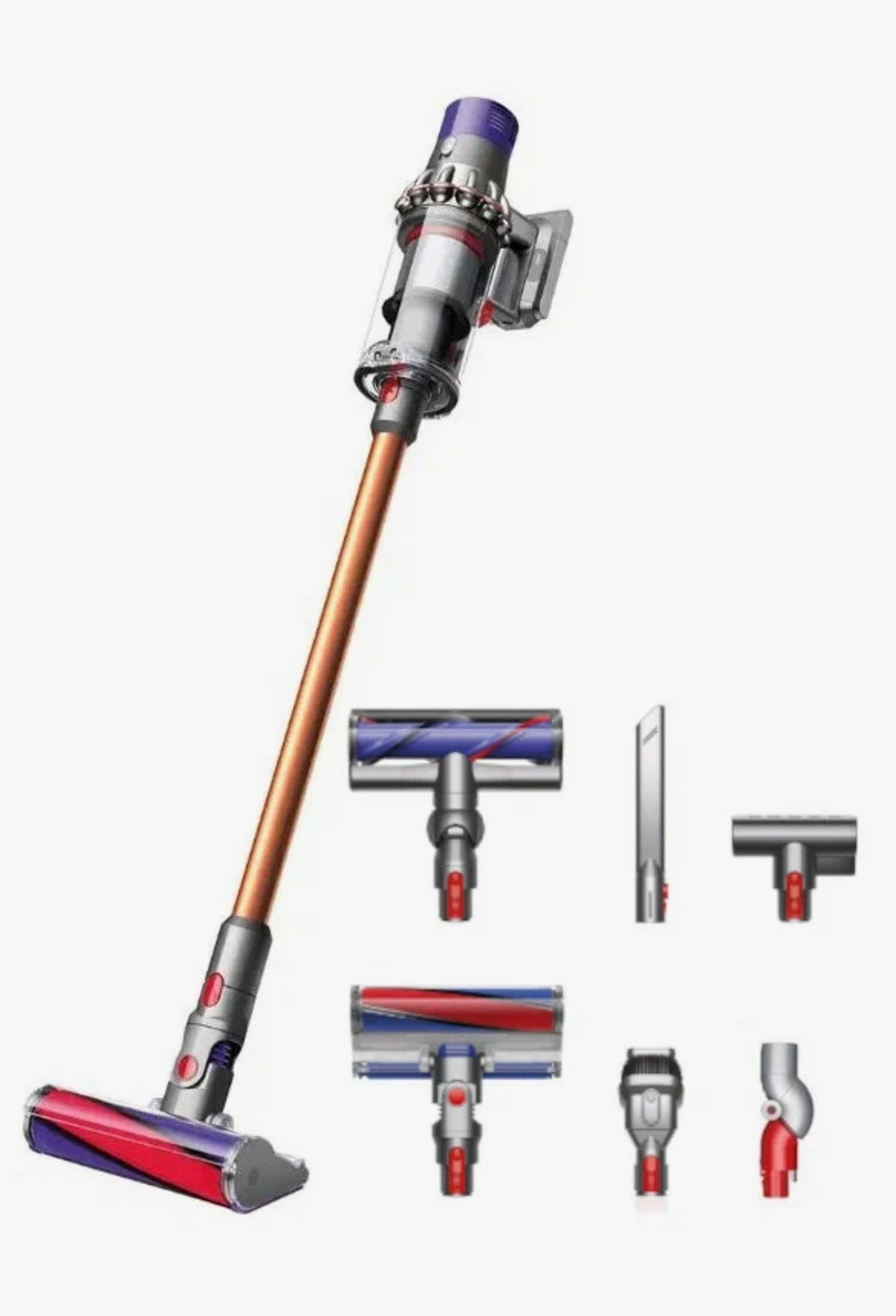 Пылесос Dyson V10 Cyclone Absolute SV27, никель/медь (Nickel/Copper)