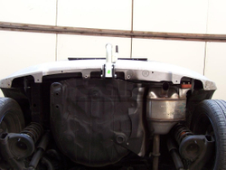 Оцинкованный фаркоп на Hyundai i10 2008-2013 (без электрики), Galia H075C