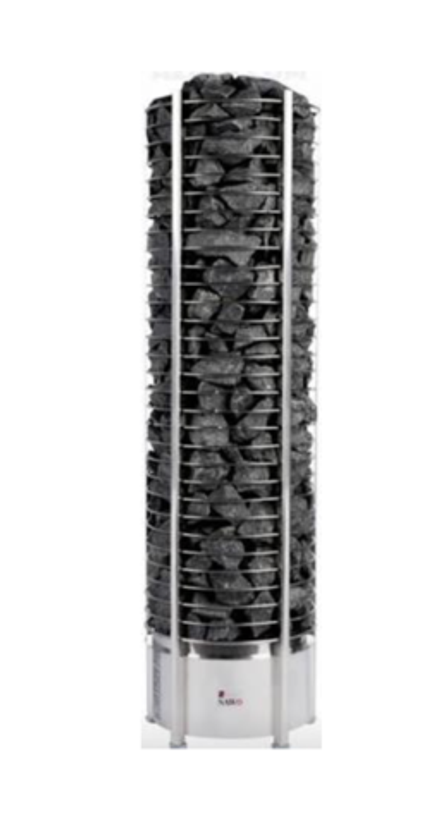 Электрическая печь SAWO TOWER TH3-60NI2-P (6,0 кВт, выносной пульт, встроенный блок мощности, нержавейка)