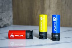 МАСТАК (5-064517) Набор ударных глубоких торцевых головок и удлинителей 1/2", 17, 19, 21 мм, ложемент, 7 предметов