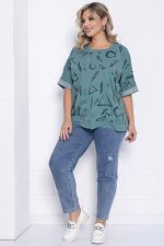 Блуза Симона (олива) Б12293-20 LT Collection