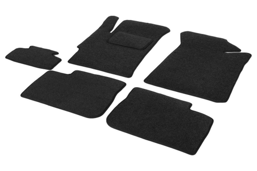 Коврики текстиль в салон, AutoFlex Business для Kia Spectra II поколение 2004-2011, графит, 6 частей, 5281001