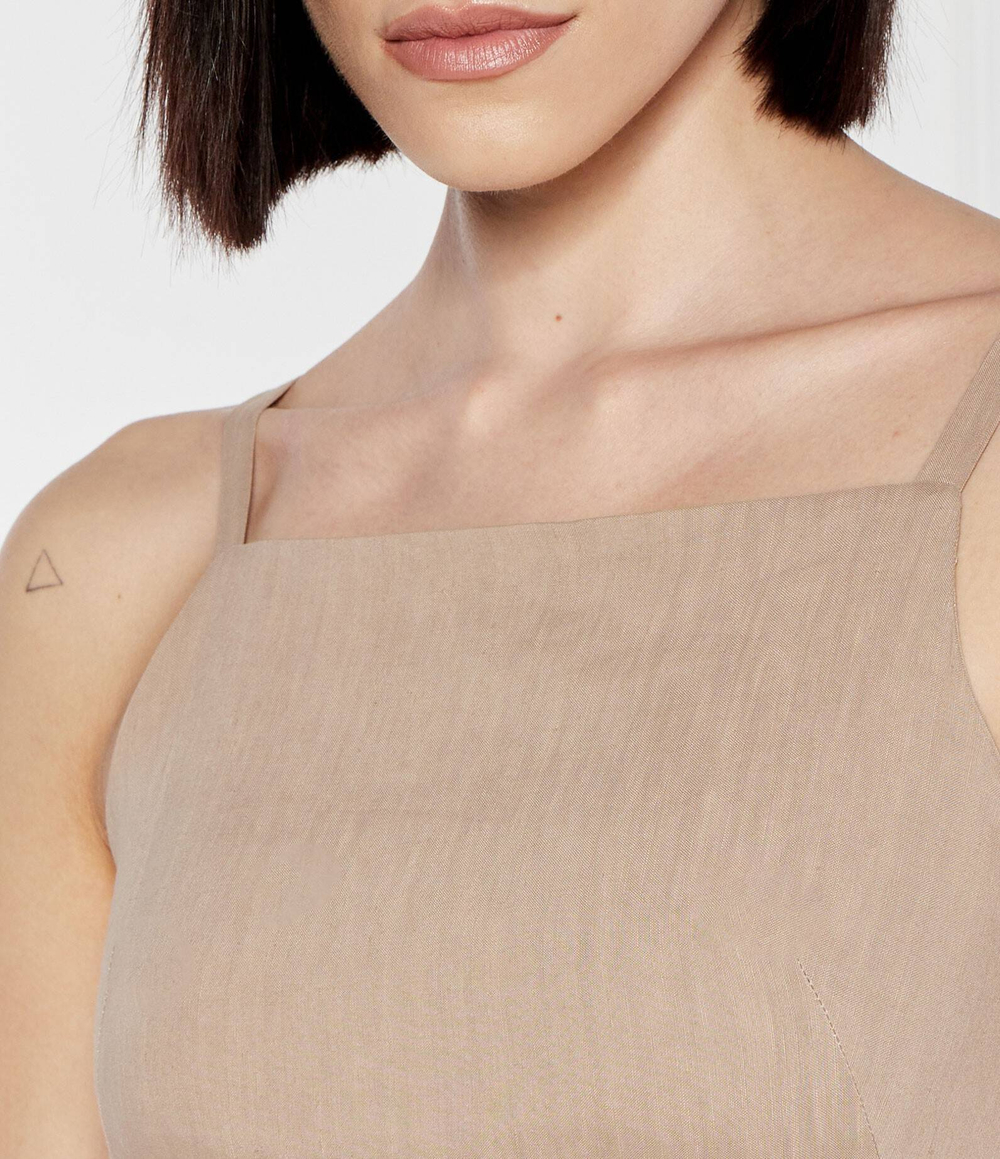 Льняное платье KABALA Marella SPORT - бежевый(13221015)