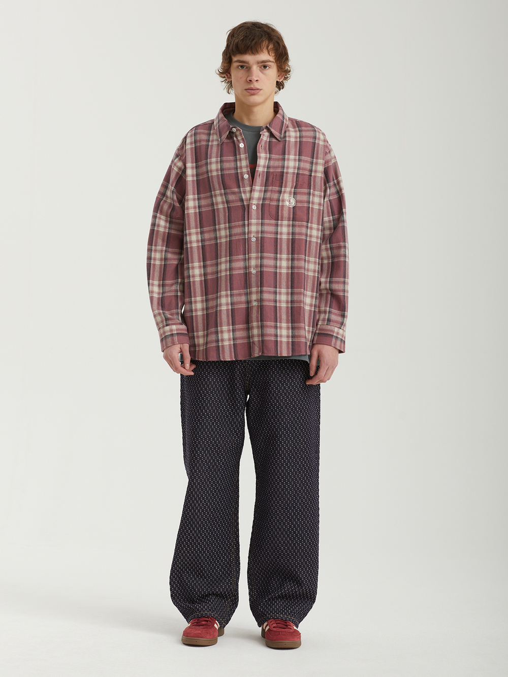 Мужская Рубашка Flannel Plaid