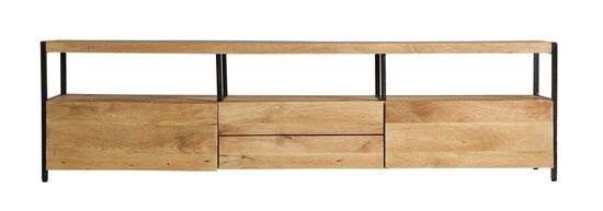 Подставка для телевизора Celle цвет натуральный/черный