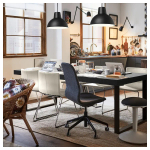 Раздвижной стол - IKEA TARSELE, 150/200х80х77 см, ТАРСЕЛЬ ИКЕА,  черный
