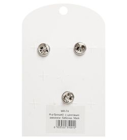 MR- 74 Н-р брошей с цанговым зажимом бабочка «Кот и пес» Mark Rita