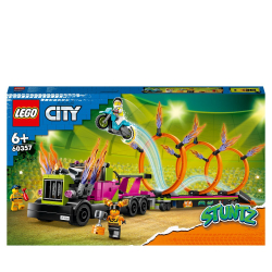 LEGO City Stuntz — Испытание трюков — Грузовик и пожарные обручи 60357 / артикул   60357  / GTIN 5702017416175