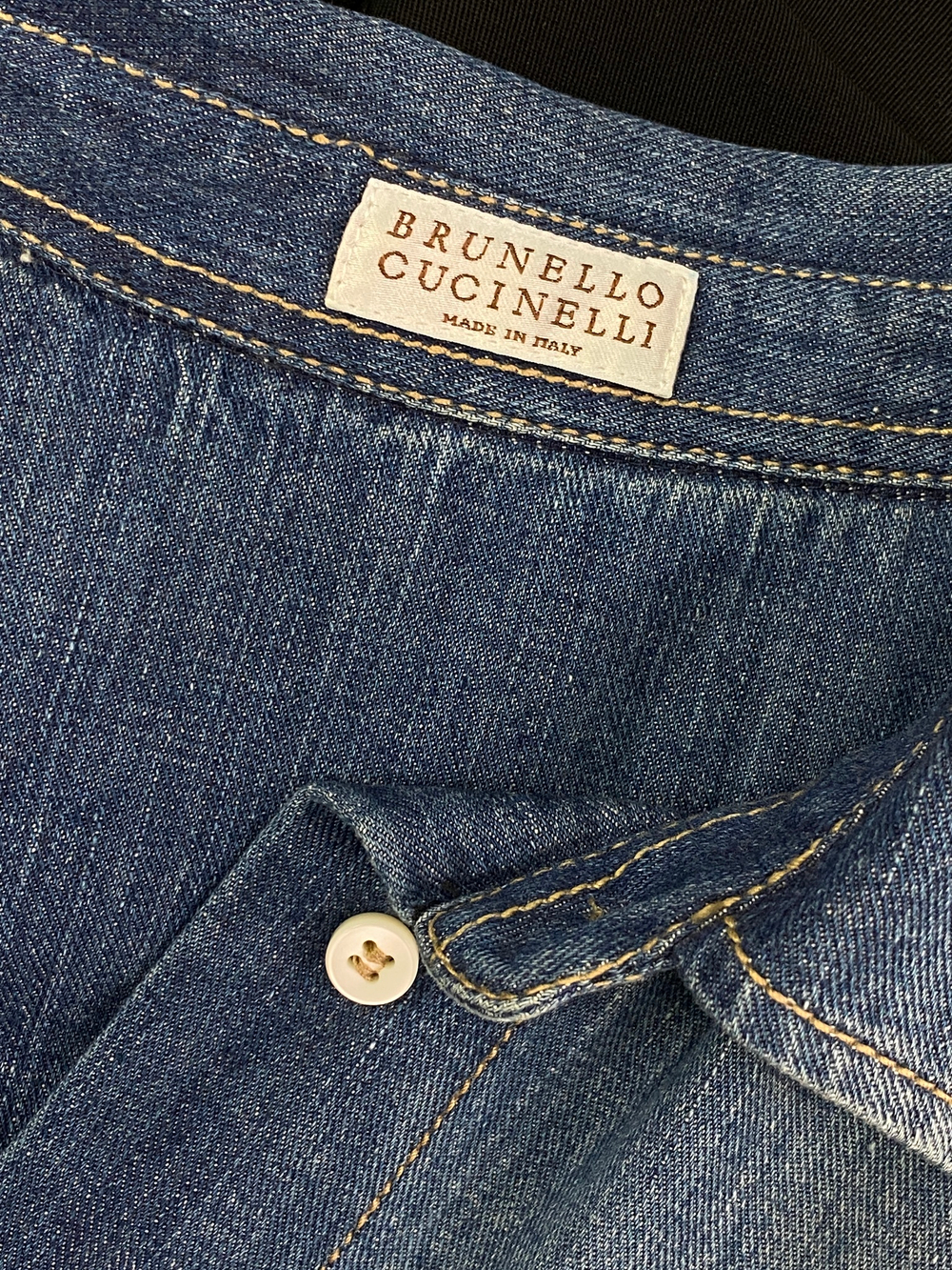 Джинсовая рубашка Brunello Cucinelli