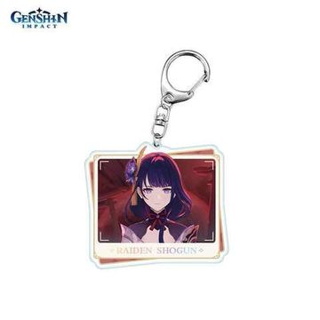 Брелок акриловый Genshin Impact Райдэн Raiden Raiden Shougun 6942421114055