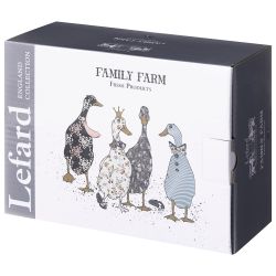 БЛЮДО С КРЫШКОЙ LEFARD "FAMILY FARM" ПРЯМОУГ. 19*13*6,5 СМ 740 МЛ (КОР=18ШТ.)