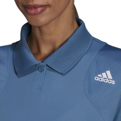 Женское поло Adidas Club Polo W - altered blue/almost pink
