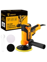Шлифмашина полировальная сетевая DEKO DK1200P, 125мм