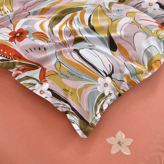 Эрис (розовая) КПБ сатин 7Е