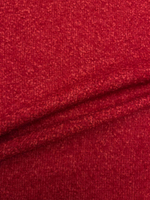 Твид шерсть с шелком и п/э красный