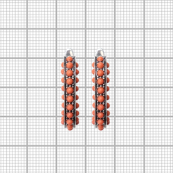 "Луиза" серьги в серебряном покрытии из коллекции "Леди" от Jenavi с английским замком