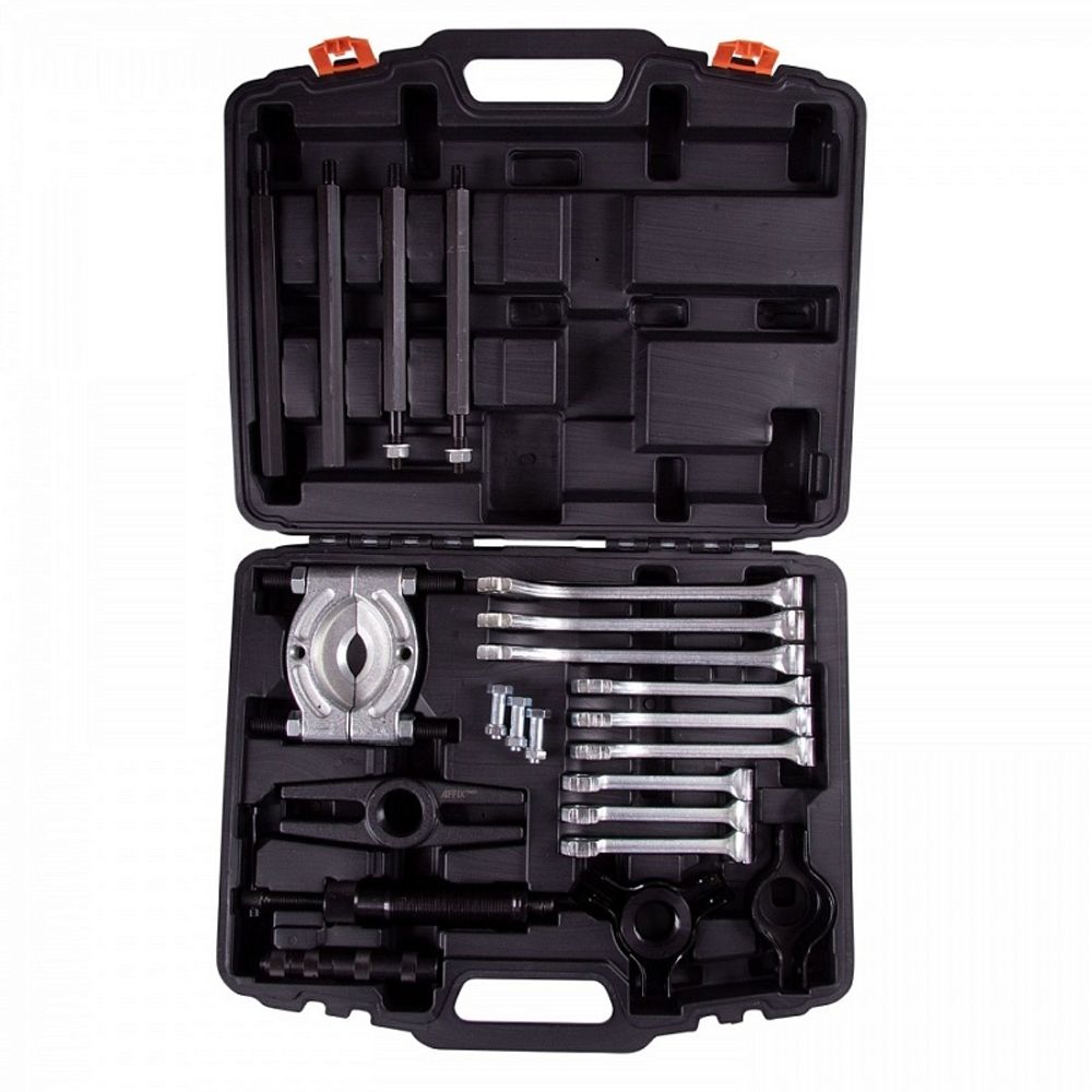 AFFIX (AF10419010C) Съемник подшипников гидравлический, 10 т, 75-100 мм, 21 предмет