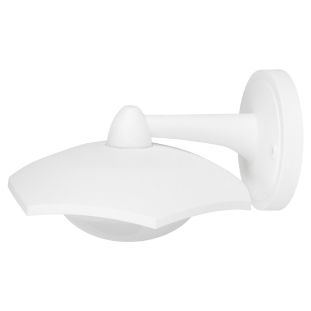 Садово-парковый светильник ЭРА «Дели 5» ДБУ 07-8-007 белый 6-гранный настенный IP44 светодиодный 8Вт 3000K | Садово-парковые светильники