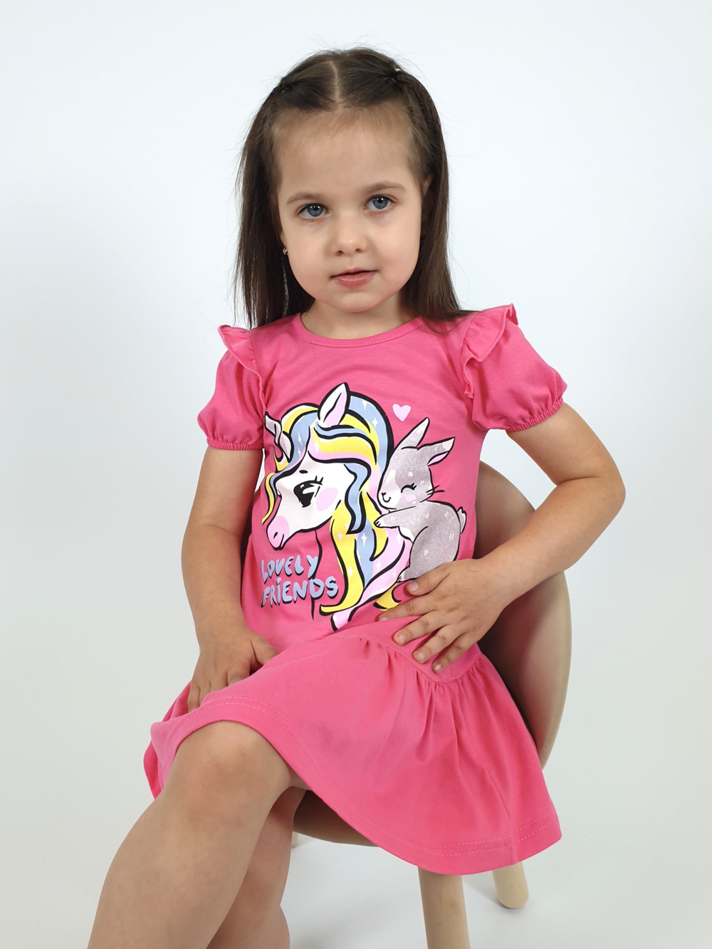 11-236-3 Платье для девочки Luneva