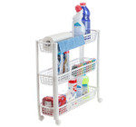 Полка узкая на колёсах (3 секции)