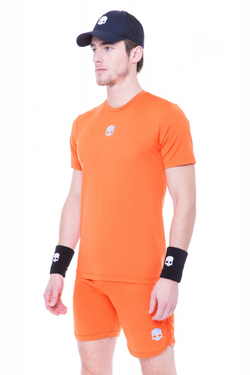 Мужская теннисная футболка Hydrogen Tech Tee - Оранжевый