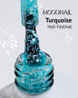 Гель-лак MOODNAIL Holi Festival Turquoise, 10г