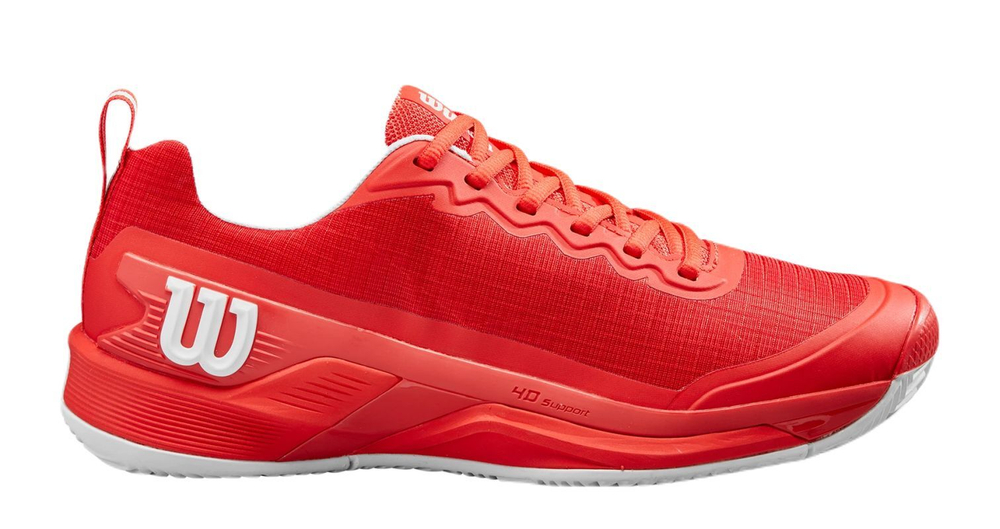 Мужские кроссовки теннисные Wilson Rush Pro 4.5 Clay - красный