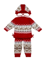 Костюм вязаный теплый