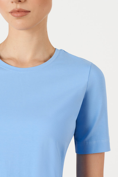 23235 Футболка женская (небесно-голубой)